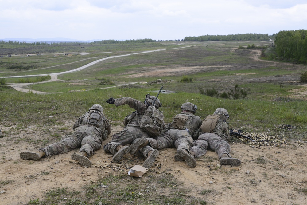 Eagle Troop, 2 Squadron, 2nd Cavalry Regiment Live Fire Exercise