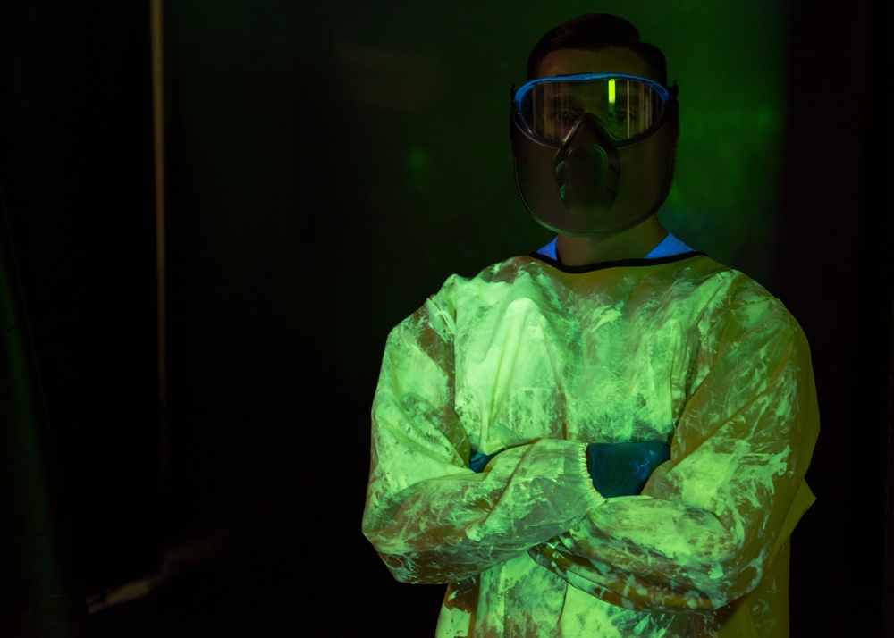 A Non-Destructive Inspection Airman poses for a photo at Whiteman Air Force Base