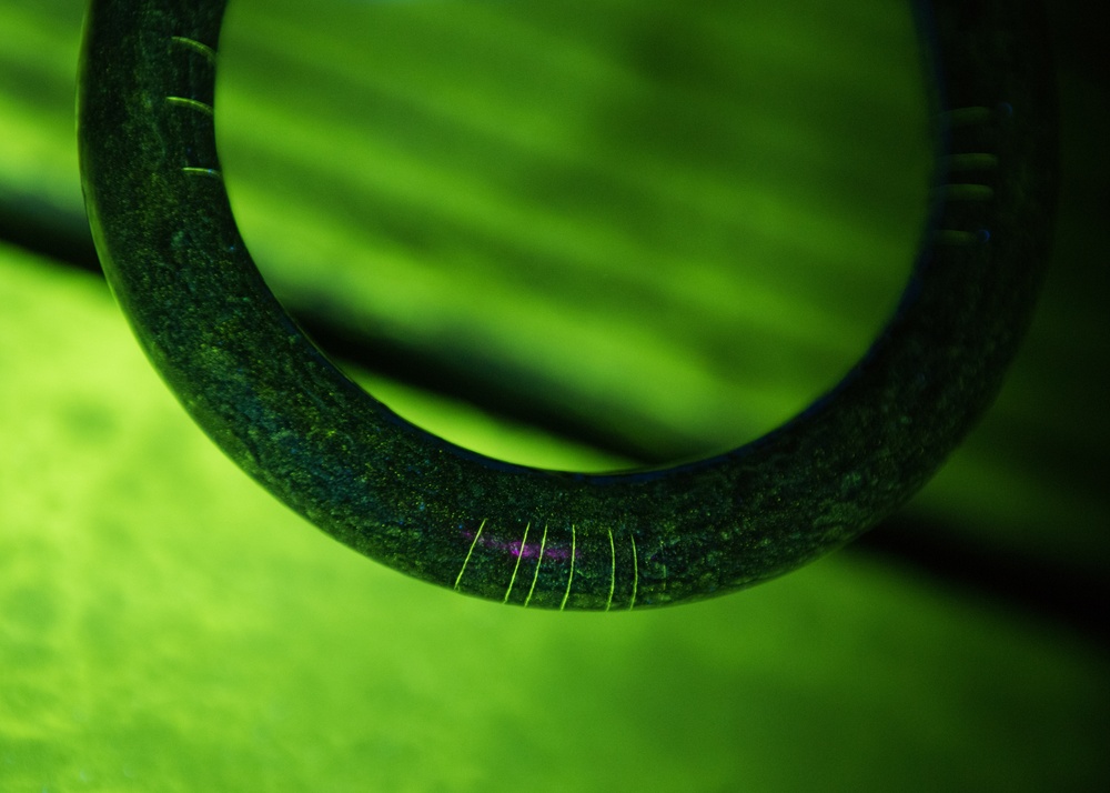 Non-Destructive inspection Airmen keep aircraft parts safe for flight