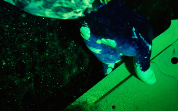 Non-Destructive inspection Airmen keep aircraft parts safe for flight