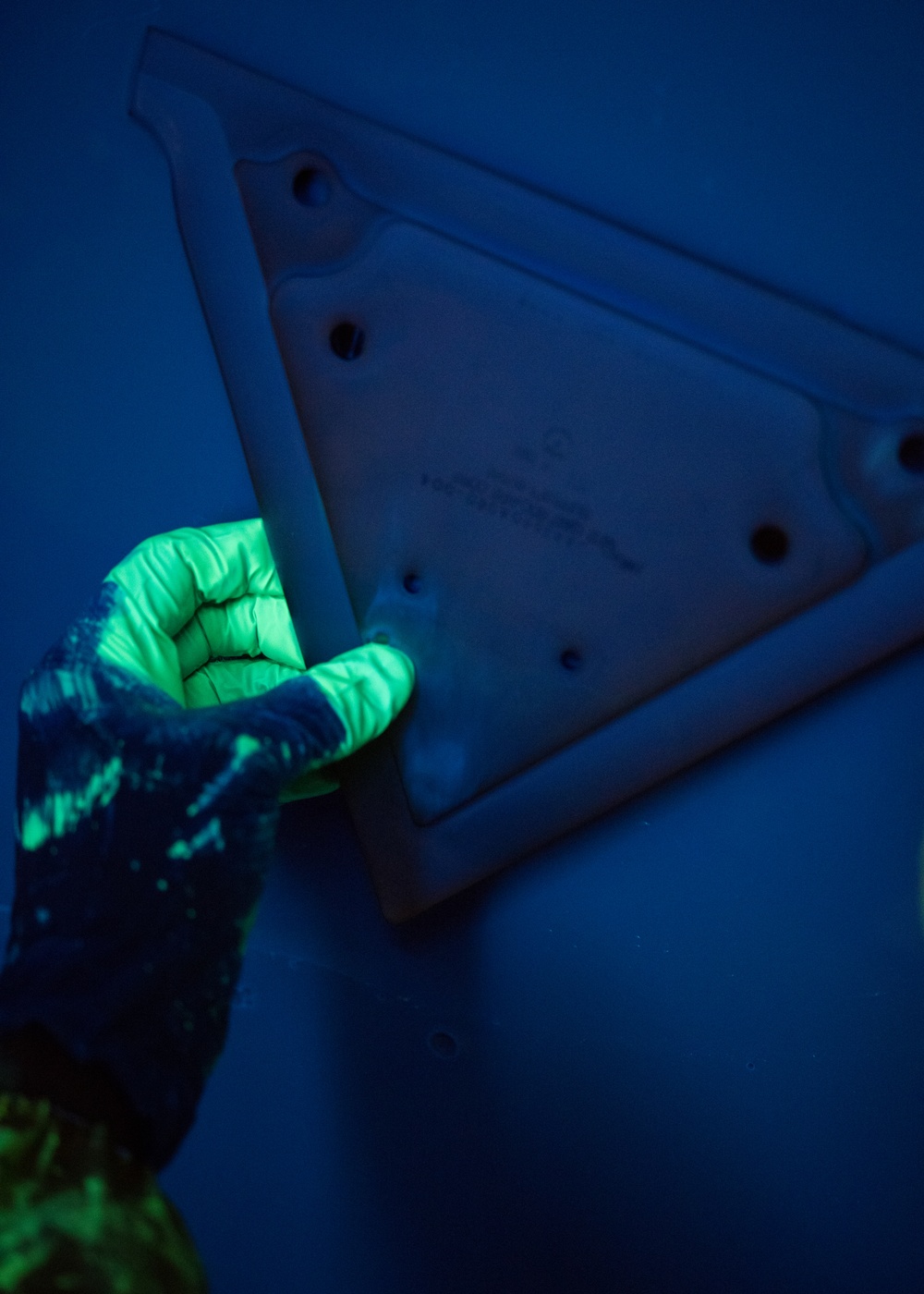 Non-Destructive inspection Airmen keep aircraft parts safe for flight