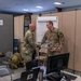 Kansas National Guard Soldier receives coin during Cyber Shield 19.