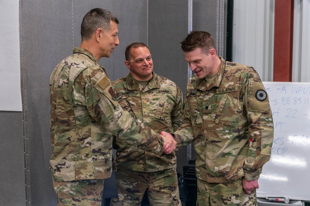 Kansas National Guard honors Soldier at Cyber Shield 19