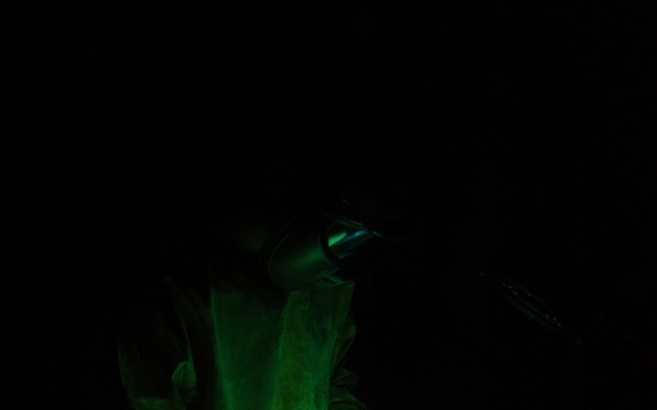 Non-Destructive inspection Airmen keep aircraft parts safe for flight