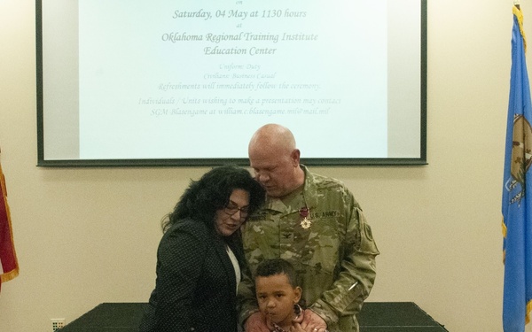 Oklahoma Guardsman retires with three decades of service