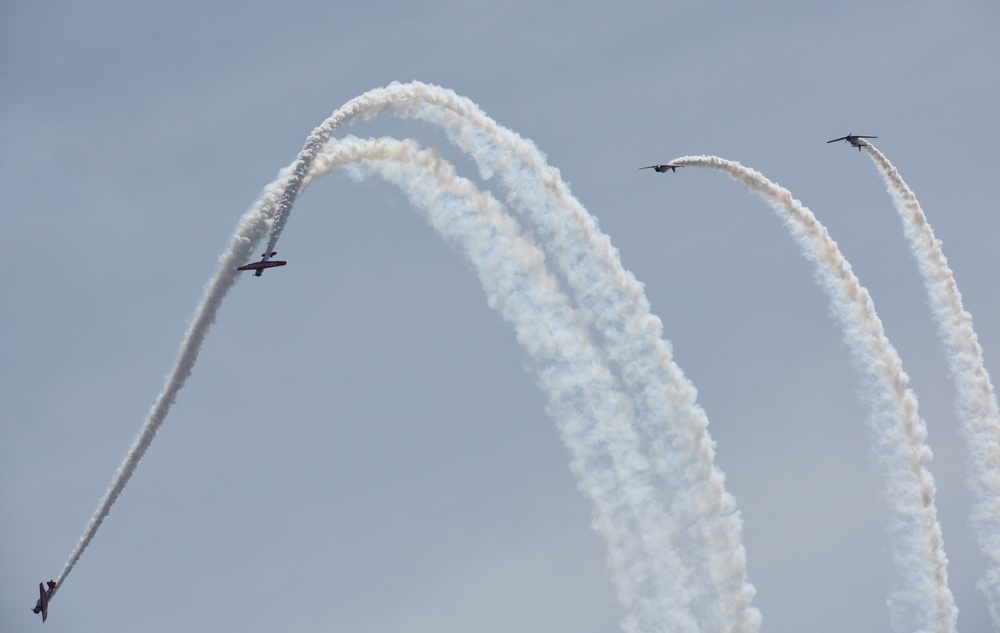 Keelser and Biloxi delivers their first-ever joint air show