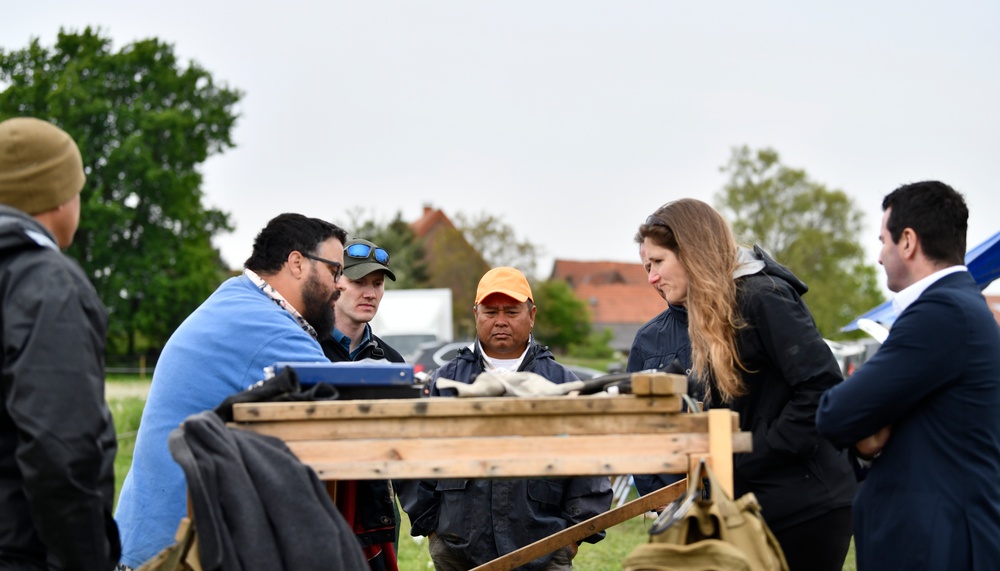 U.S. Consul General Visits DPAA Recovery Site in Germany