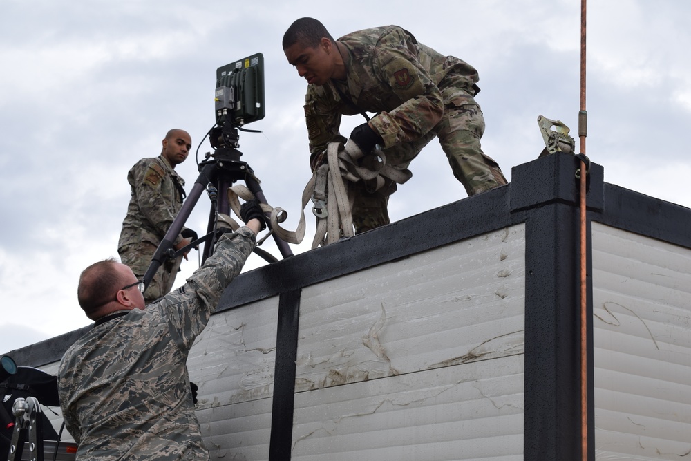 Combat Communications Airmen support Theater Security Package 19.1 in Romania
