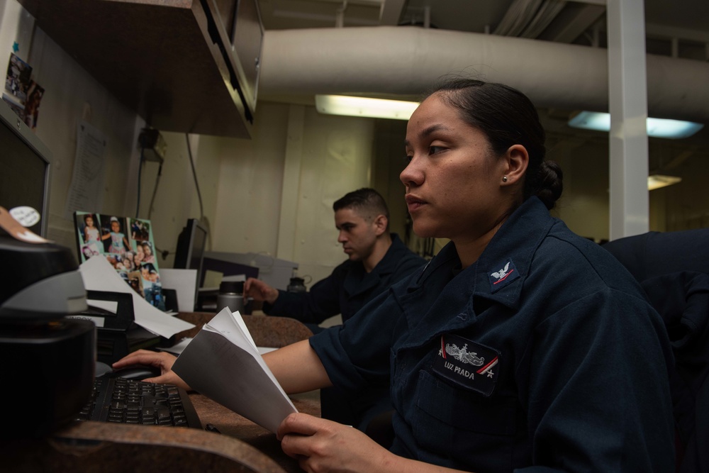 U.S. Sailors files paperwork