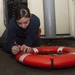 U.S. Sailor stencils life ring