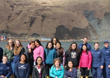 Coast Guard Cutter Douglas Munro invites KHS students aboard for Women in Engineering Day