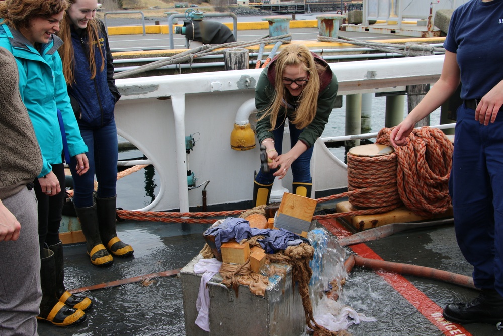 Coast Guard Cutter Douglas Munro invites KHS students aboard for Women in Engineering Day