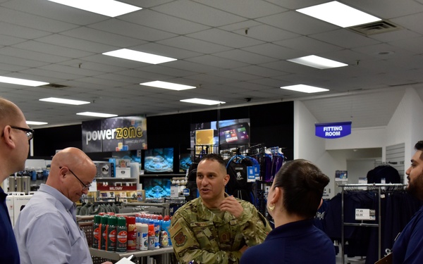 Exchange Senior Enlisted Advisor Focuses on Serving Airmen at Laughlin AFB