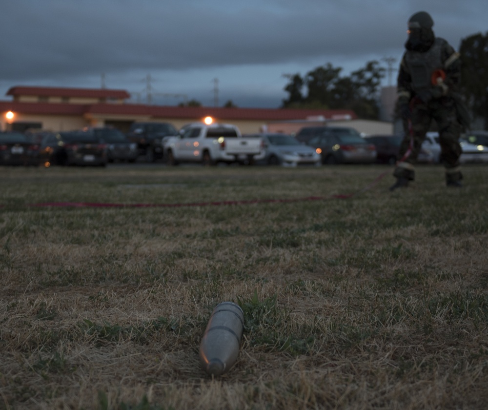 Travis AFB conducts base exercise