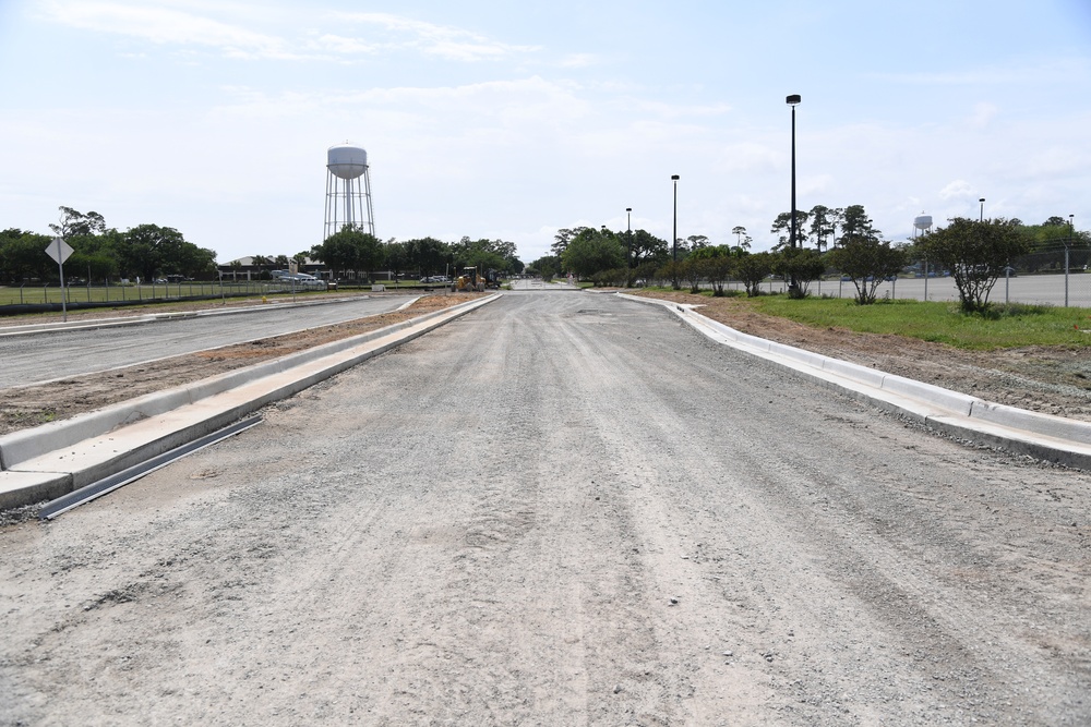 Division Street Gate entrance construction continues