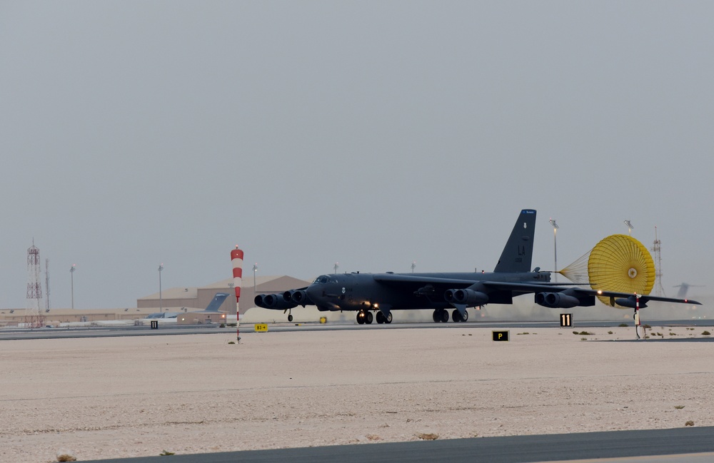 B-52s arrival