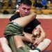 U.S. Marines compete in the Commanding General's Cup Individual Grappling Tournament