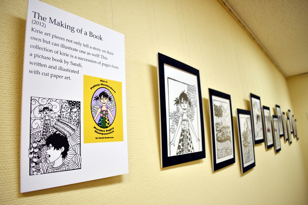 Camp Zama teacher displays work in Japanese art form