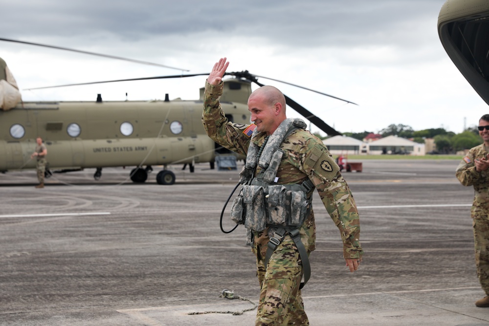 LTC Miller's final flight