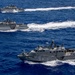 CRS-2 Mark VI patrol boats conduct maneuvering formations