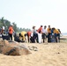 Pacific Partnership 2019 Participates in a Beach Cleanup