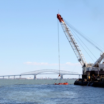 Army Corps dredges Baltimore Harbor to keep ships moving safely