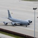 The KC-135 Stratotanker briefly returns to Grand Forks AFB