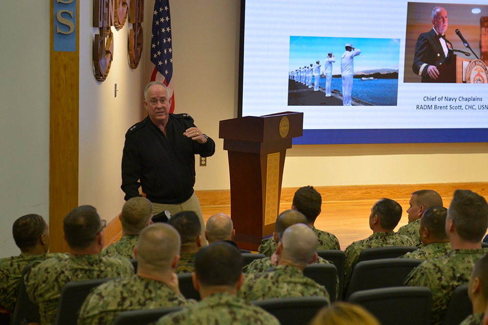 Navy Chief of Chaplains visits SEA class 223