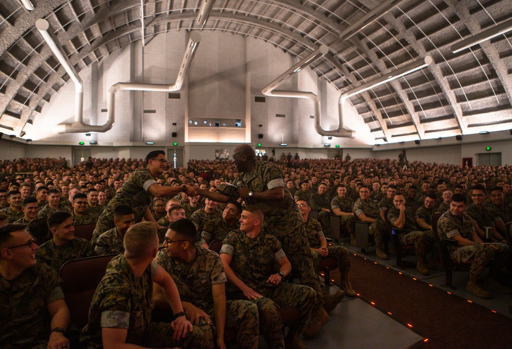 Sgt. Maj. Green and Gen. Nellers last visit to MCAS Miramar