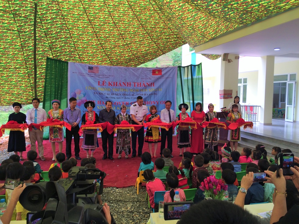 U.S. turns over newly constructed Kindergarten in Vietnam