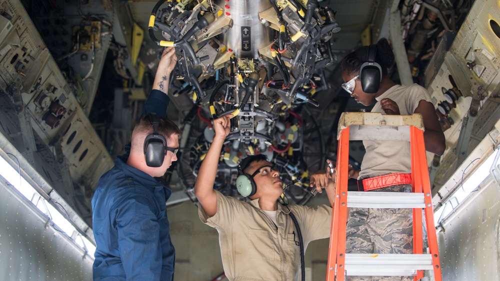 Barksdale Aircraft Maintainers prepare B-52Hs for CENTCOM Bomber Task Force
