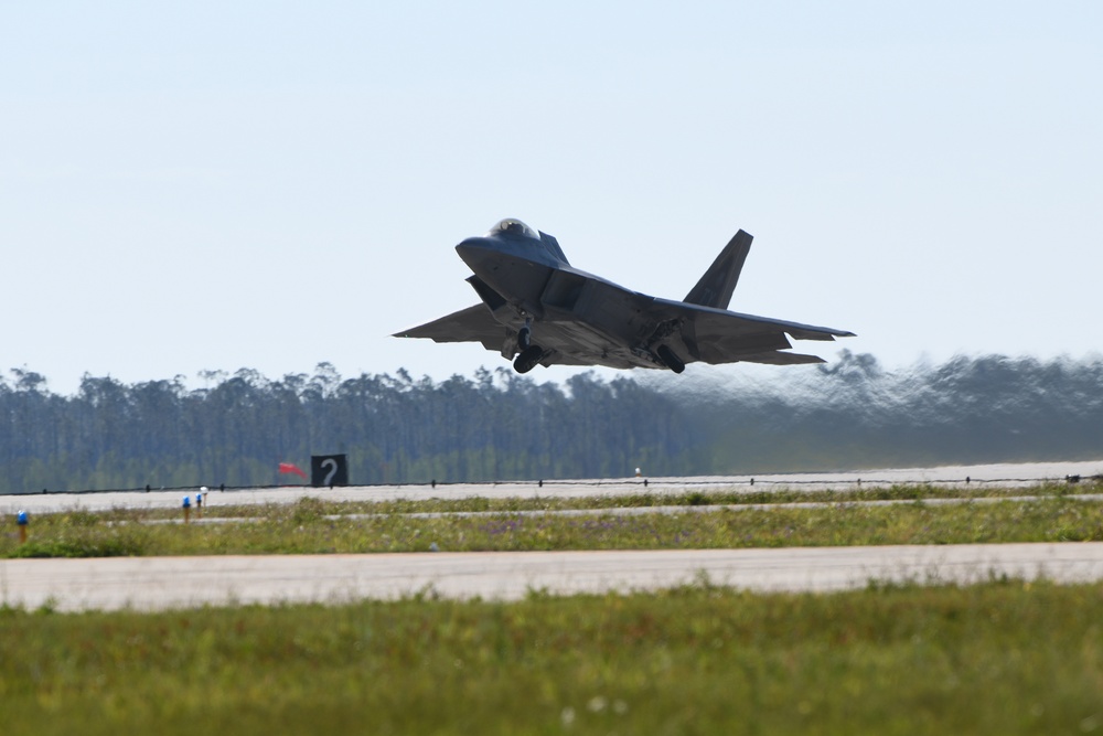 494th Fighter Squadron participates in exercise Checkered Flag 19-1