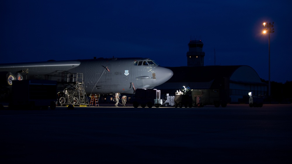 Barksdale Aircraft Maintainers prepare B-52Hs for CENTCOM Bomber Task Force