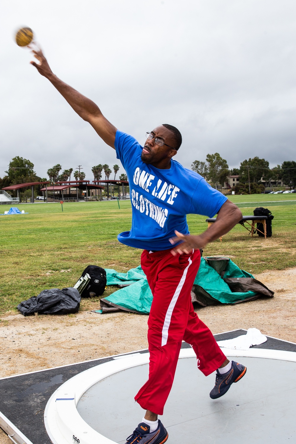 Active and Retired U.S. Marines prepare for the 2019 Warrior Games