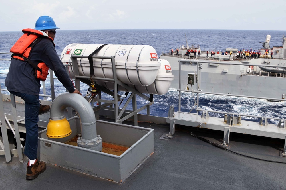 MSC’s USNS Richard E. Byrd Delivers Replenishments to USS William P. Lawrence