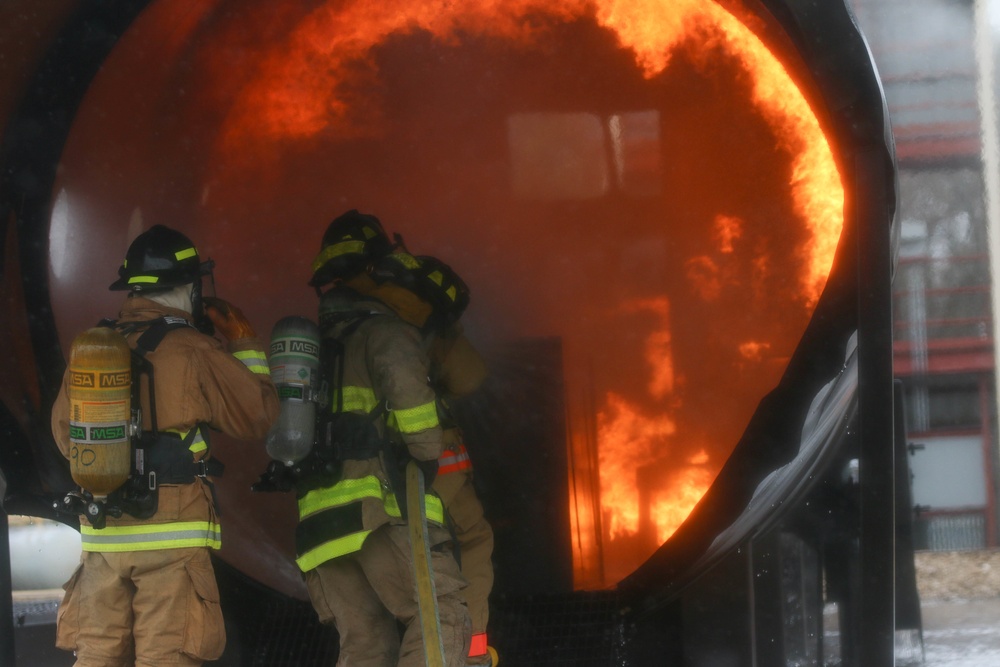 1049th-1052nd FFTG trains during Task Force Lightning