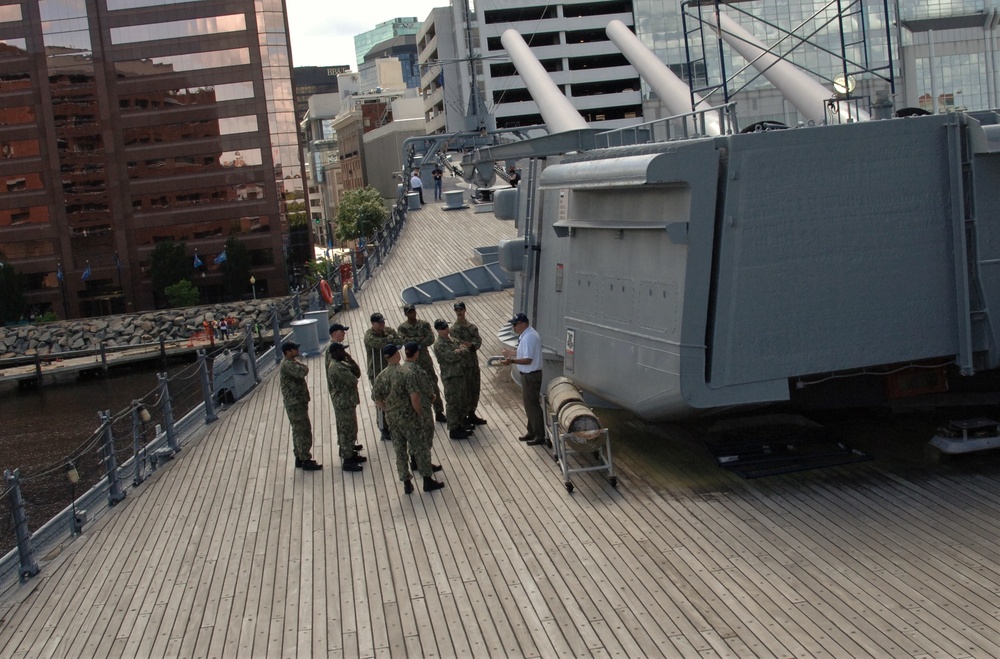 Battleship Deck Tour