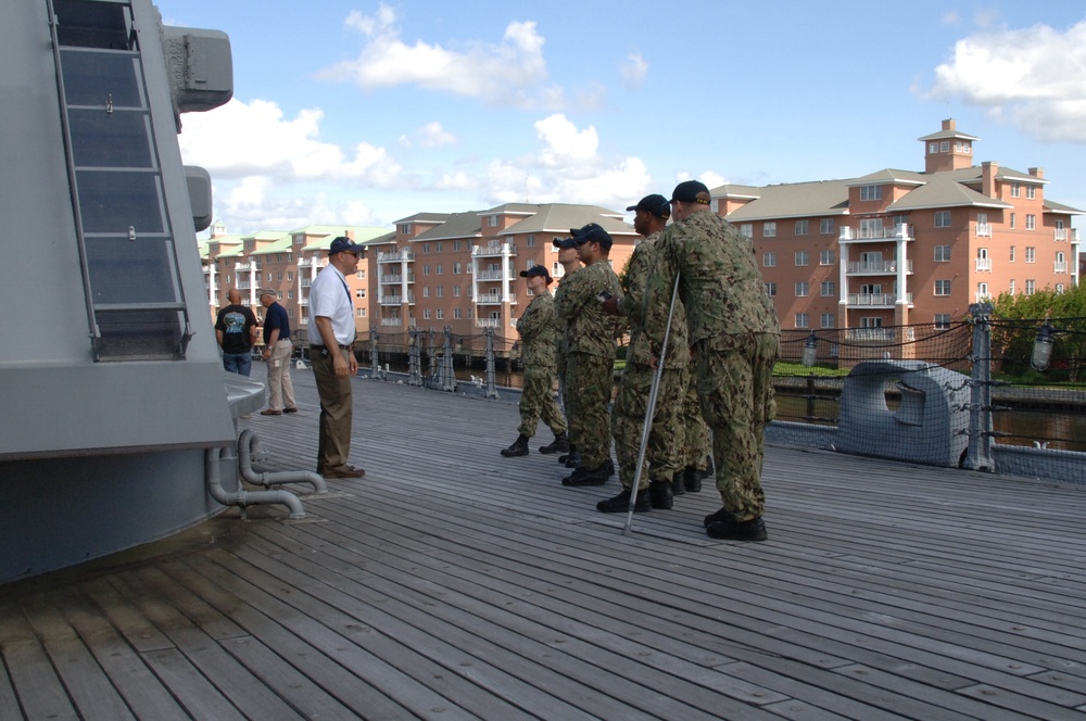 Battleship Deck Tour