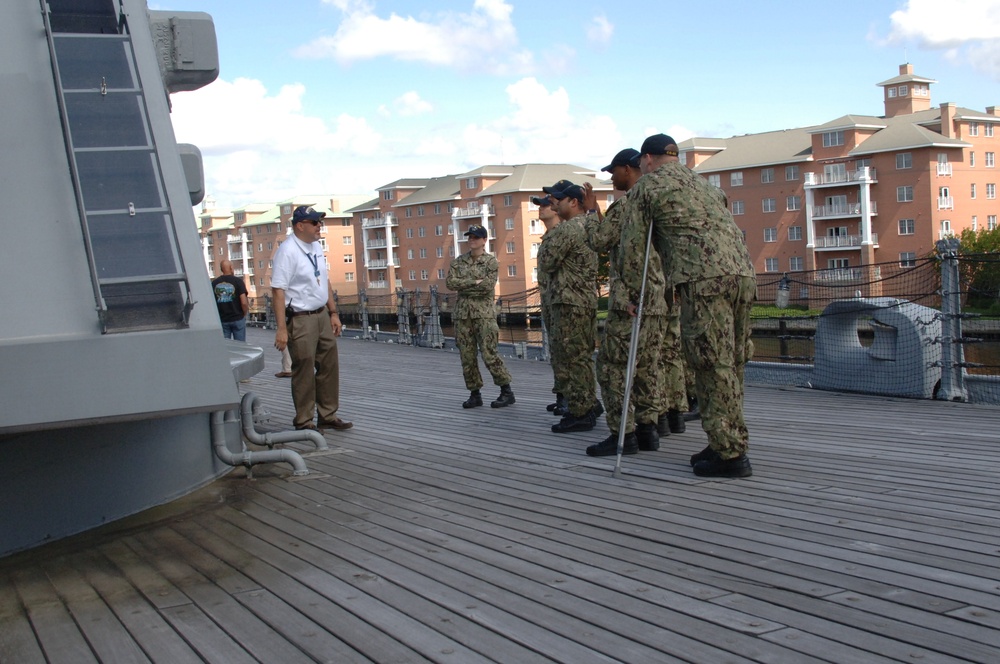 Battleship Deck Tour