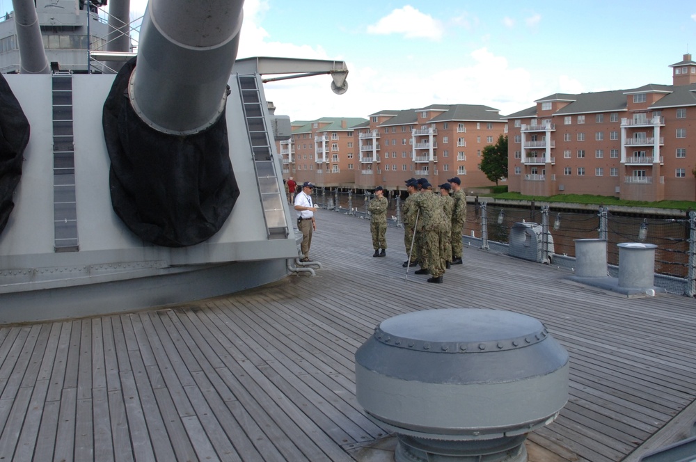 Battleship Deck Tour