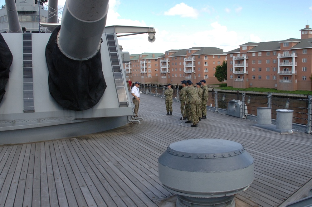 Battleship Deck Tour