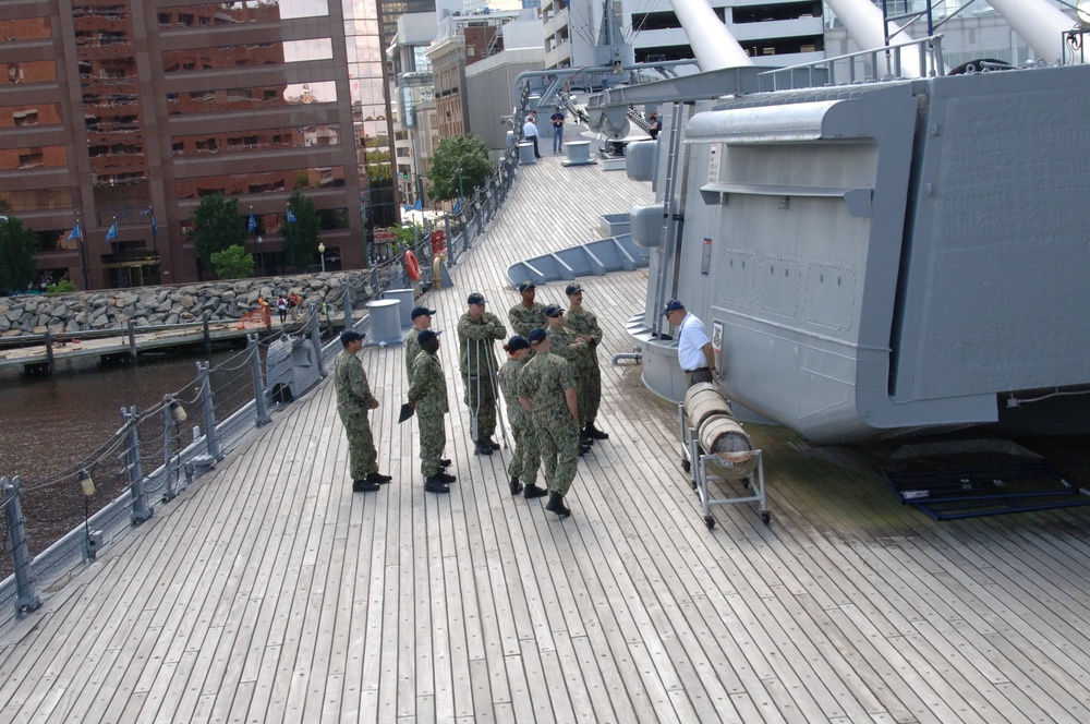 Battleship Deck Tour