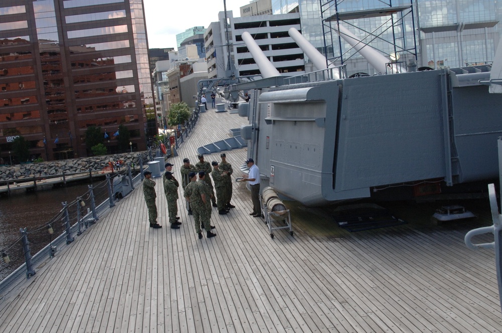 Battleship Deck Tour