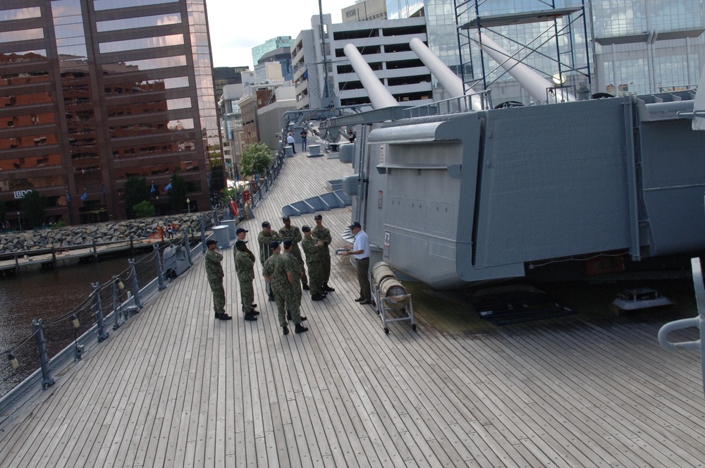 Battleship Deck Tour