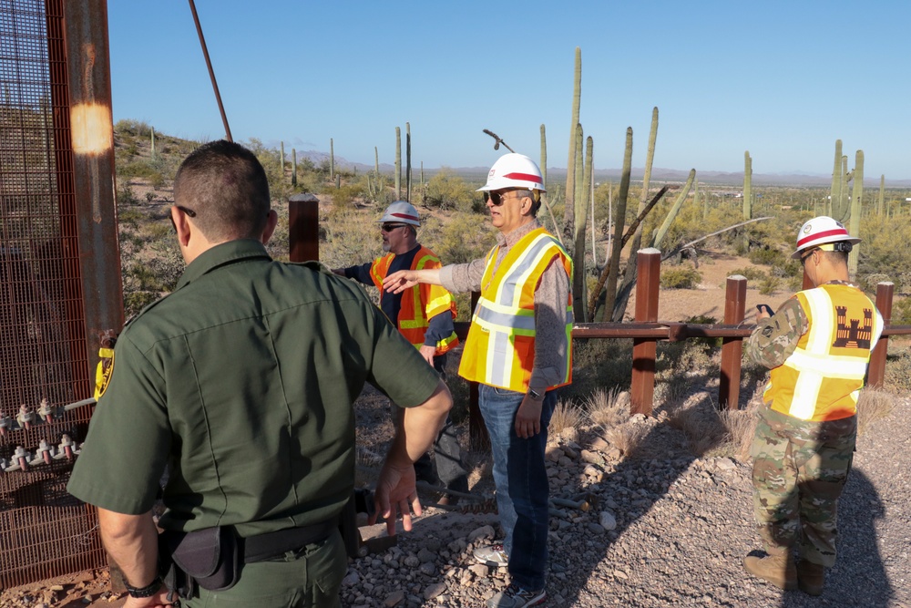 Corps conducts border barrier assessments