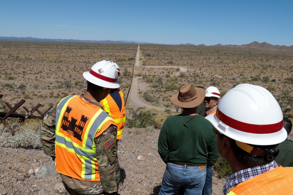 Corps conducts border barrier assessments
