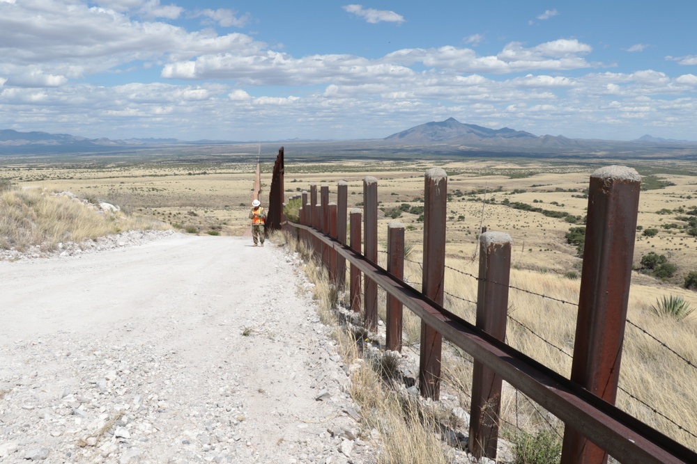 Corps conducts border barrier assessments