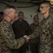 III Marine Expeditionary Force commanding general awards Marine with Navy and Marine Corps Commendation Medal during the Marine Expeditionary Force Exercise