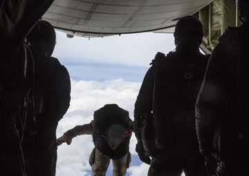 Lone Paratrooper: SPMAGTF-CR-AF 19.2 supports multinational aerial delivery exercise