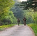 Soldiers enjoy early morning ruck march
